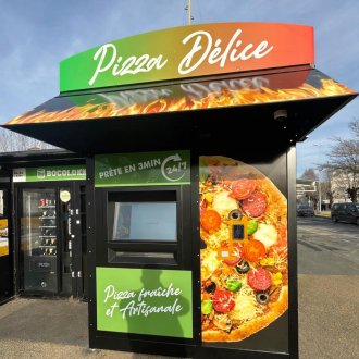 Borne à Pizza en libre service - Pizza Délice